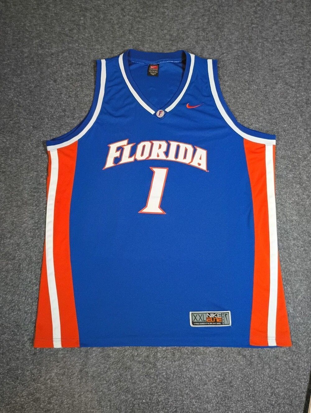 Vintage Nike Team Florida Gators Milla Boy #1 Basketball Jersey XXL